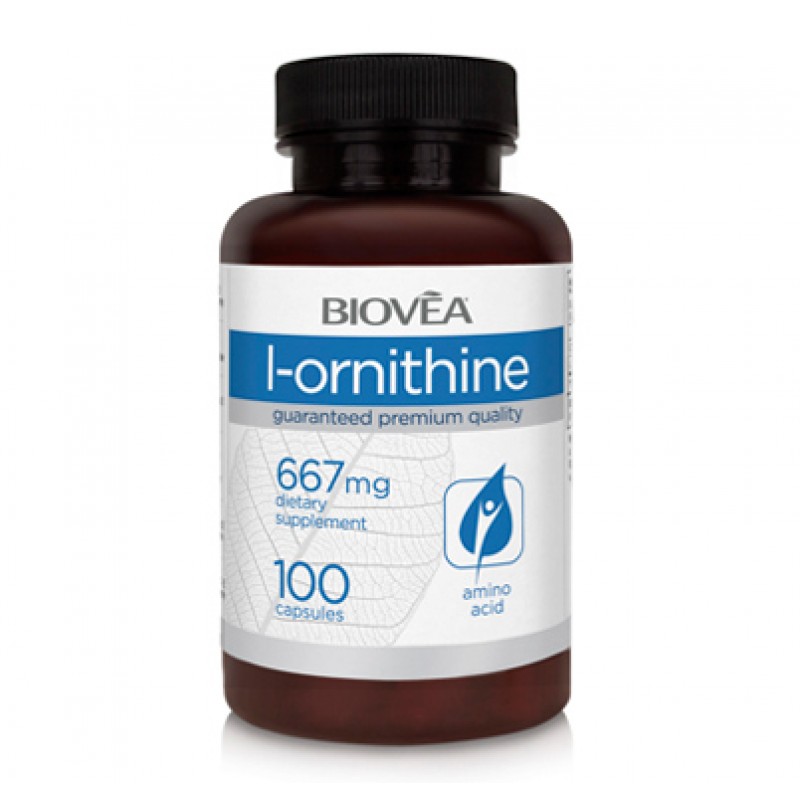Л-Орнитин 667 мг 100 капсули | Biovea