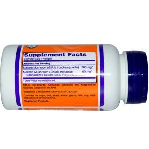 Майтаке 360 мг 60 капсули | Now Foods