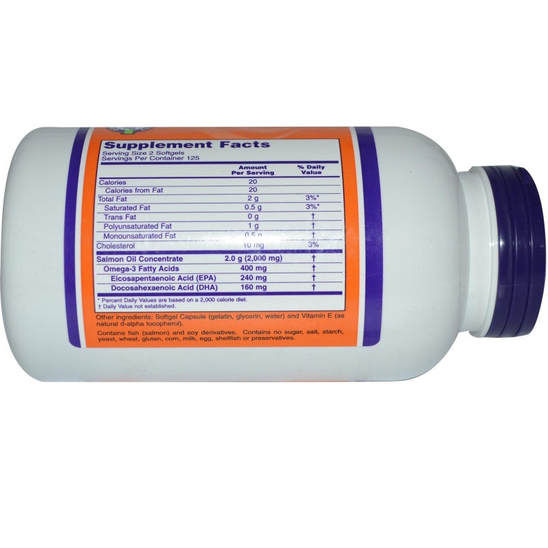 Масло от Сьомга 1000 мг 100 дражета | Now Foods Масло от Сьомга на дражета от Now FoodsСьомгата доказано е една от най-полезните риби на света. Масло от Сьомга на дражета от Now Foods Сьомгата доказано е една от най-полезните риби на света. Тя съдържа много ценните омега-3 мастни киселини. Рибеното масло от сьомга е страхотен, бърз и лесен начин да си ос Масло от Сьомга на дражета от Now Foods Сь