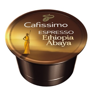 Еспресо Етиопия Абая 10 капсули по 8 гр I Tchibo Ароматно еспресо с балансиран вкус Cafissimo и очарователната Италия ви предлагат незабравимо кафе с романтичен цветен аромат и оттенъци на жасмин Създаден за Еспресо Етиопия Абая 10 капсули по 8 гр I Tchib