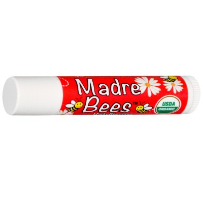 Био балсам за устни с Нар от Madre Bees е направен от сертифициран органичен пчелен восък. Състав: Зехтин, Пчелен восък, естествен аромат, масло от конопено семе, витамин Е, масло от нар. Био балсам за устни с Нар от Madre Bees е направен от сертифициран 