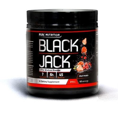 Pure Nutrition Black Jack Black Jack на Pure Nutrition е изключително висококачествен азотен бустер от ново поколение, който повишава енергията и мотивацията и гарантира дълга и пълноценна тренировка, за да пости Pure Nutrition Black Jack Black Jack на Pu