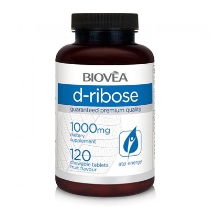 D-Ribose 120 дъвчащи таблетки | Biovea