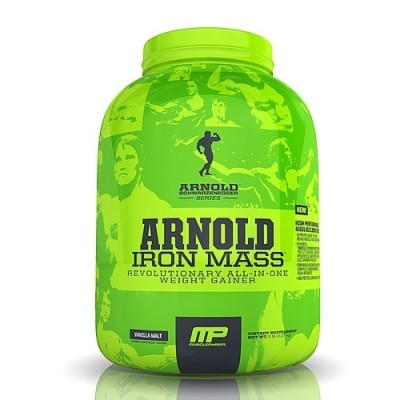 MusclePharm Arnold Series Iron Mass | 2,27 кг/5 lb MusclePharm Arnold Series Iron Mass е поредният уникалeн продукт от невероятната Арнолд Шварценегер серия на Muscle Pharm. Всички продукти от нея са с най-високо каче MusclePharm Arnold Series Iron Mass |