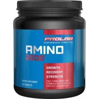 Prolab Amino 2000 - най-мощния продукт с аминокиселини за спортисти Помага за по-бързото възстановяване след тренировка Насърчава растежа на мускулите Амино 2000 на таблетки понижава болките и умората в муску Prolab Amino 2000 - най-мощния продукт с амино