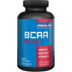 Prolab BCAA Plus 180 капсули | Аминокиселини с разклонена верига Prolab BCAA PLUS - помага за изграждане и предпазване на мускулите. BCAA PLUS цена е формула за предпазване и изграждане на мускулатурата, създа Prolab BCAA Plus 180 капсули | Аминокиселини 