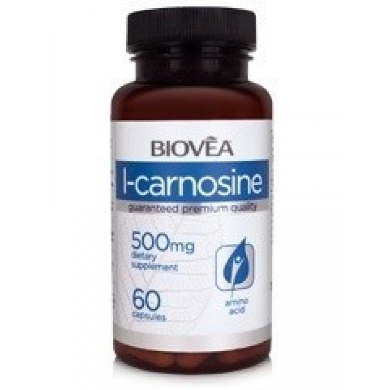 L-Carnosine 500 мг 60 капсули | 60 дни | Biovea