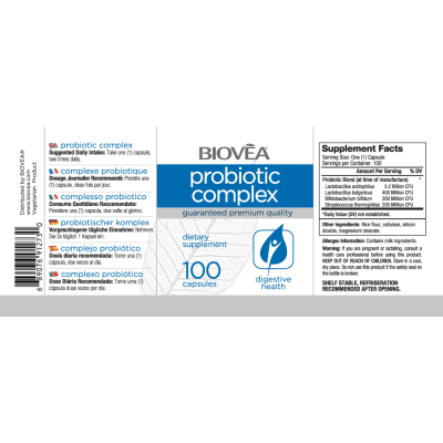 Пробиотик Комплекс 100 капсули | 50 дни | Biovea Пробиотик Комплекс (Probiotic complex) от BioveaТози невероятен продукт на Biovea Пробиотик Комплекс представлява мощна комбинация от 4 милиарда пробиотик бактерии за оптимално здраве на най-добра цена. Пробиотик Комплекс (Probiotic complex) от Biovea Този невероятен продукт на Biovea Пробиотик Комплекс представлява мощна комбинация от 4 милиарда пробиотик бактерии за оптимално здраве на най-добра цена. Опа Пробиотик Комплекс (Probiotic complex) от Biove