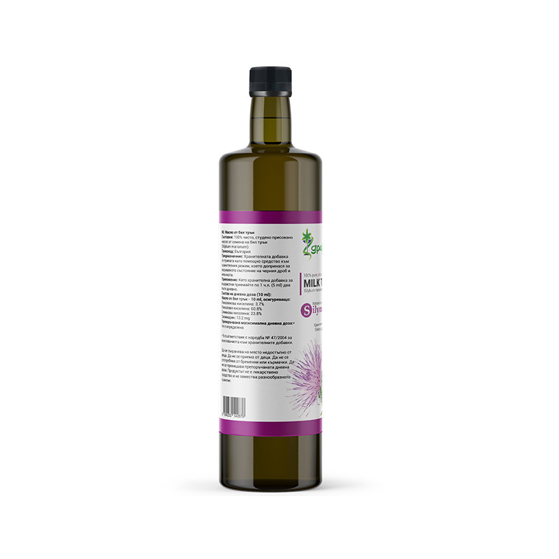 Milk Thistle 1000 мл | Здравница Масло от бял трън 1000 мл | ЗдравницаПоддържа здравото състояние на черния дроб
Подпомага състоянието на дермата
За детоксикация
Срещу дисбактериоза
При смущения на чернодробното функциониране
Има антиокси Масло от бял трън 1000 мл | Здравница Поддържа здравото състояние на черния дроб Подпомага състоянието на дермата За детоксикация Срещу дисбактериоза При смущения на чернодробното функцио Масло от бял трън 1000 мл | Здравница Поддържа здравото състояние н