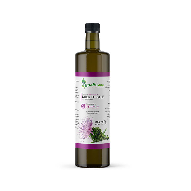 Milk Thistle 1000 мл | Здравница Масло от бял трън 1000 мл | ЗдравницаПоддържа здравото състояние на черния дроб
Подпомага състоянието на дермата
За детоксикация
Срещу дисбактериоза
При смущения на чернодробното функциониране
Има антиокси Масло от бял трън 1000 мл | Здравница Поддържа здравото състояние на черния дроб Подпомага състоянието на дермата За детоксикация Срещу дисбактериоза При смущения на чернодробното функцио Масло от бял трън 1000 мл | Здравница Поддържа здравото състояние н