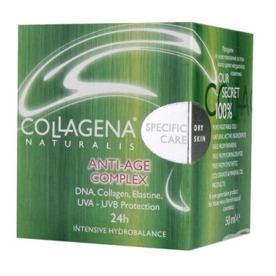 Anti Age Complex от Collagena Naturalis - Крем за суха кожа Патентован комплекс Анти Ейдж, осигуряващ специфична грижа за суха и дехидратирана кожа. Какво представлява Anti Age Complex? Anti Age Complex е к Anti Age Complex от Collagena Naturalis - Крем з