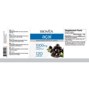 Акай Бери (Acai Berry) 120 капсули / 2 месеца | Biovea Акай Бери (Acai Berry) 120 капсули / 2 месеца | Biovea