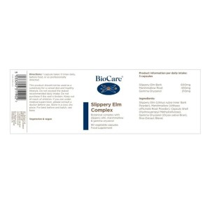 Slippery Elm Complex 90 капсули | BioCare