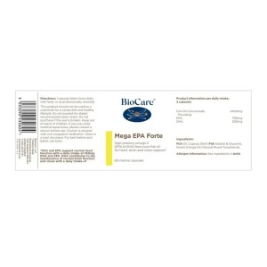 Mega EPA Forte 60 капсули | BioCare