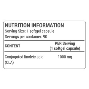 CLA 1000 мг 90 гел-капсули | Dorian Yates Nutrition CLA 1000 мг 90 гел-капсули | Dorian Yates Nutrition