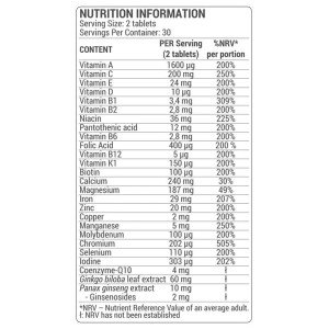 Multivitamin Complex 60 таблетки | Dorian Yates Nutrition