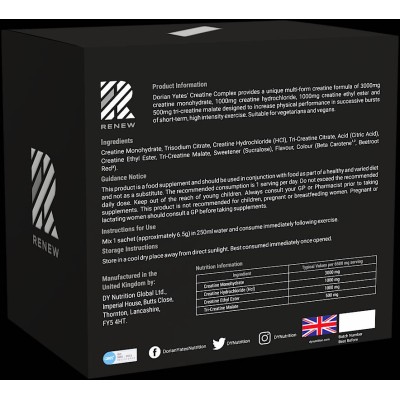 Renew Creatine Complex Sachets 60 x 6.5 гр | Dorian Yates Nutrition Renew Creatine Complex Sachets 60 x 6.5 гр | Dorian Yates Nutrition