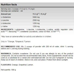 Xtreme AnticataboliX BCAA + Glutamine Blend 500 гр | FA Nutrition Xtreme AnticataboliX BCAA + Glutamine Blend 500 гр | FA Nutrition