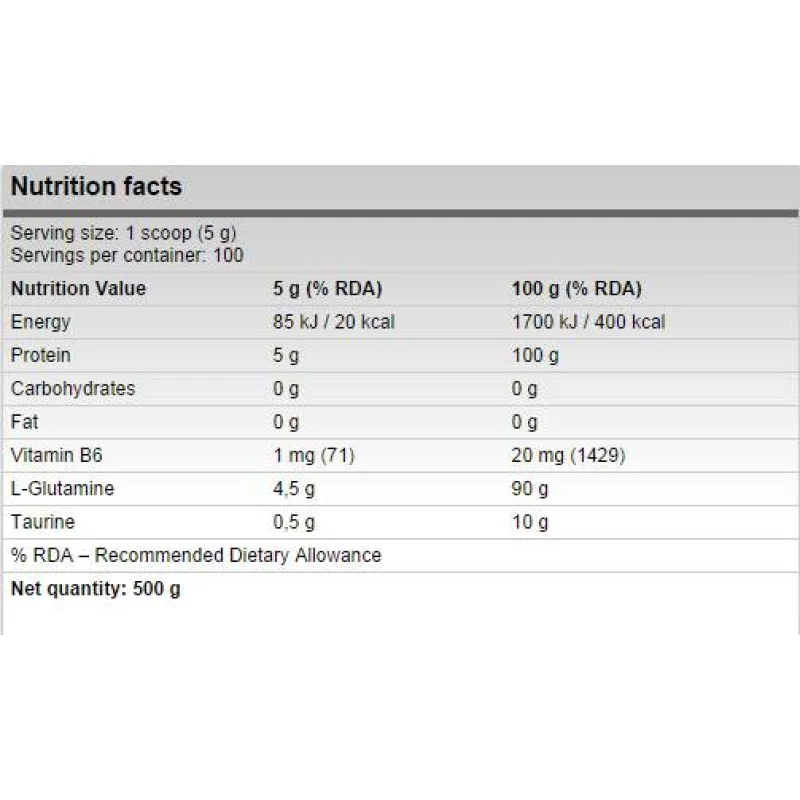 Xtreme Glutamine 500 гр | FA Nutrition Xtreme Glutamine 500 гр | FA Nutrition