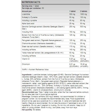 Lipoburn 60 таблетки | FA Nutrition