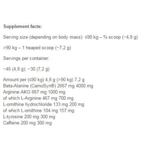 CORE Pump Energizer 216 гр | FA Nutrition