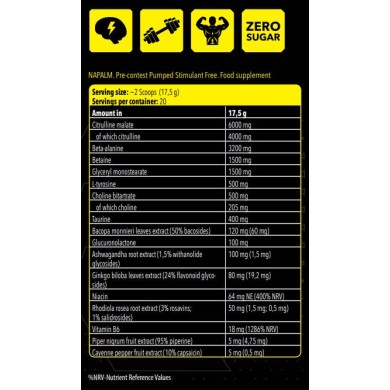 Xtreme Napalm Pre-Contest Stimulant Free 350 гр | FA Nutrition