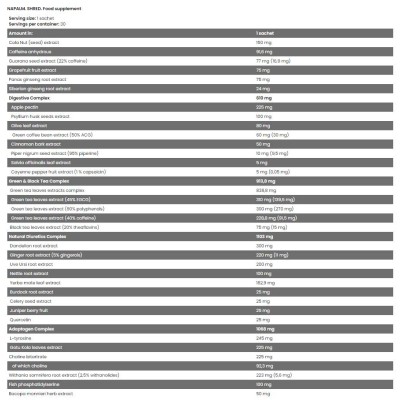 Xtreme Napalm Shred 30 пакета | FA Nutrition Xtreme Napalm Shred 30 пакета | FA Nutrition