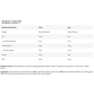 Wellness Protein - Банан 480 гр | FA Nutrition Wellness Protein - Банан 480 гр | FA Nutrition
