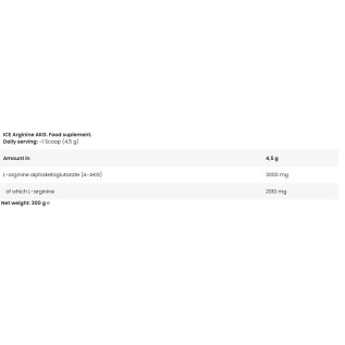 ICE Arginine AKG 300 гр | FA Nutrition