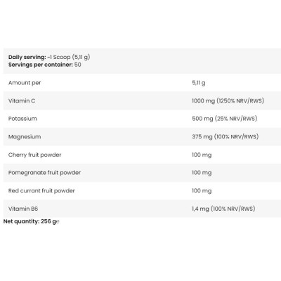 Magnesium & Potassium with Stevia 256 гр | FA Nutrition