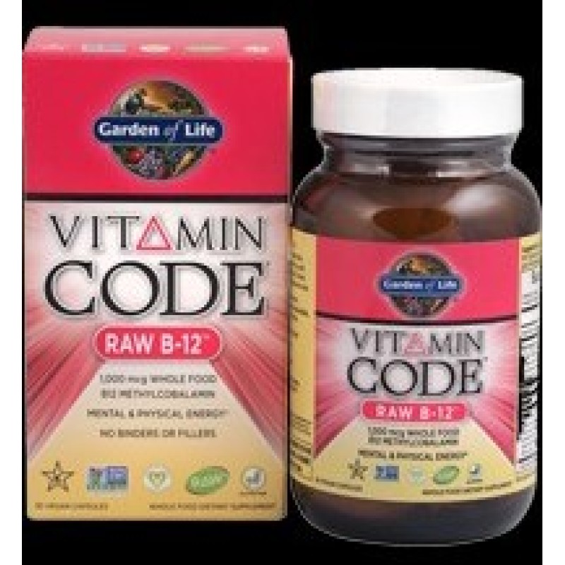 Vitamin Code RAW B-12 30 капсули | Garden Of Life