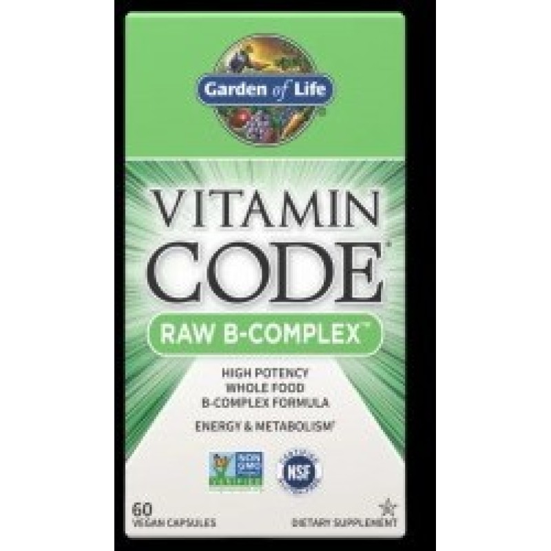 Vitamin Code RAW B-Complex 60 капсули | Garden Of Life