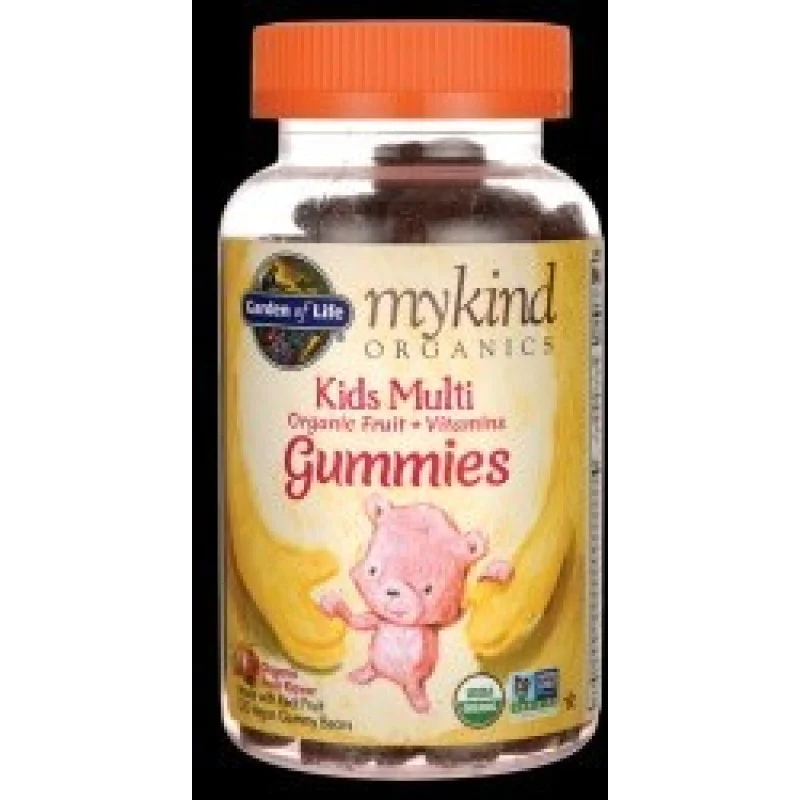 MyKind Organic Kids Multi 120 желирани бонбони | Garden Of Life MyKind Organic Kids Multi 120 желирани бонбони | Garden Of Life