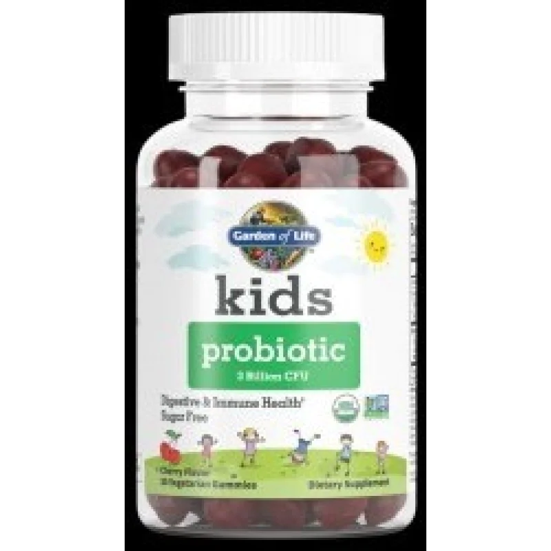 Kids Probiotic 3 Billion CFU 30 желирани бонбони | Garden Of Life Kids Probiotic 3 Billion CFU 30 желирани бонбони | Garden Of Life