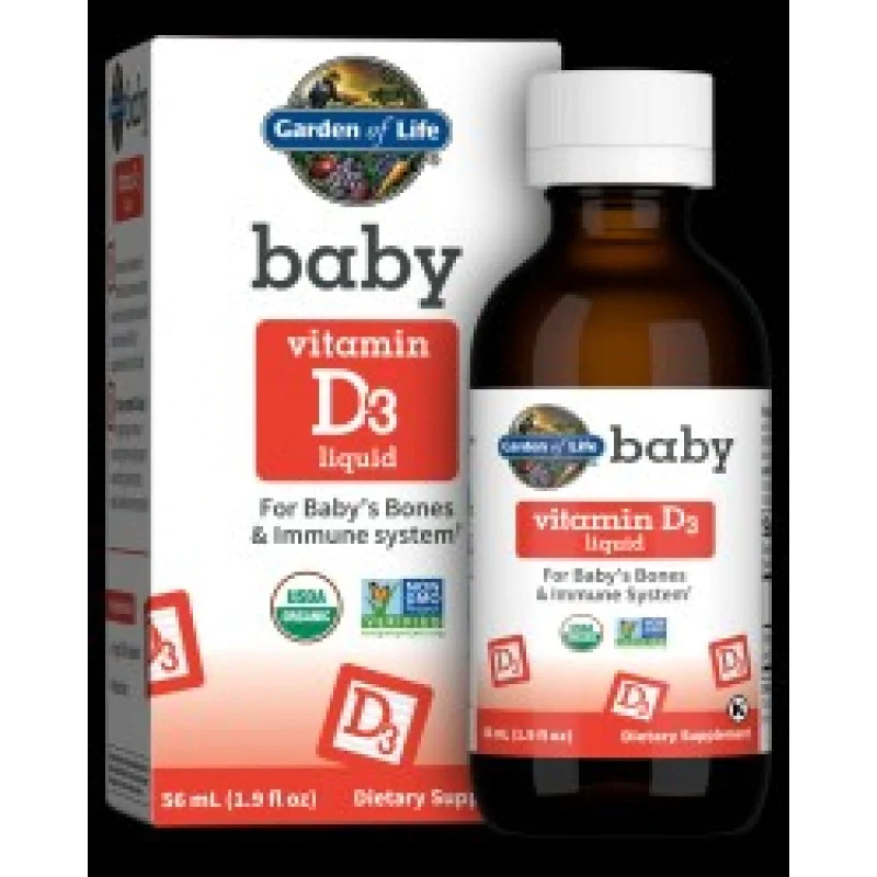 Baby Vitamin D3 Liquid 56 мл | Garden Of Life