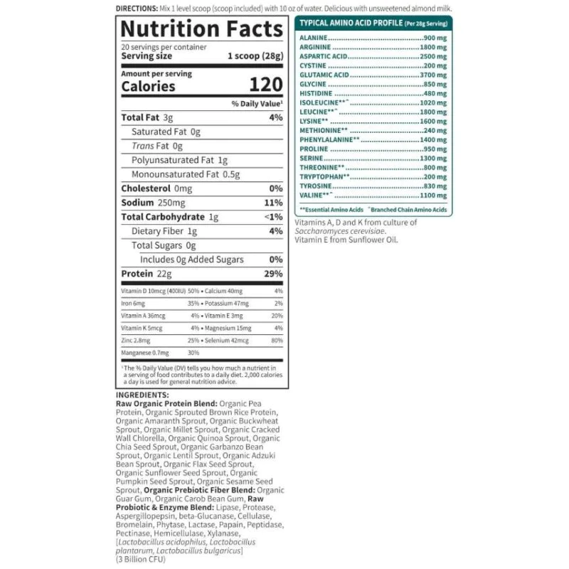 RAW Meal Beyond Organic Meal Replacement Formula 454 гр | Garden Of Life RAW Meal Beyond Organic Meal Replacement Formula 454 гр | Garden Of Life