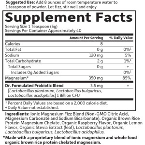 Dr. Formulated Whole Food Magnesium Лимон и Малина197 гр | Garden Of Life