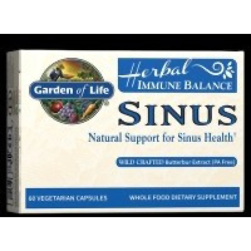Immune Balance Sinus 60 капсули | Garden Of Life Immune Balance Sinus 60 капсули | Garden Of Life