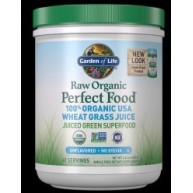 Raw Organic Perfect Food 100% Organic USA Wheat Grass Juice 240 гр | Garden Of Life