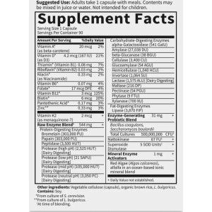 Raw Enzymes Women 90 капсули | Garden Of Life Raw Enzymes Women 90 капсули | Garden Of Life