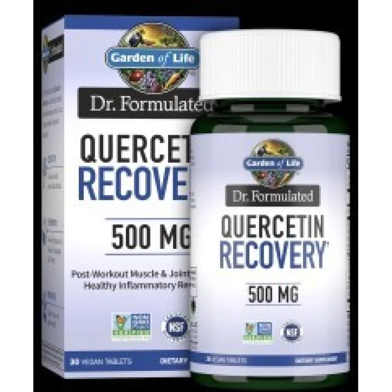 Dr. Formulated Quercetin Recovery 500 мг 30 таблетки | Garden Of Life Dr. Formulated Quercetin Recovery 500 мг 30 таблетки | Garden Of Life
