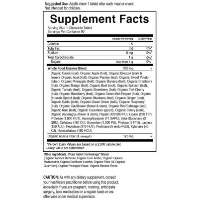 Dr. Formulated Organic Digest+ 90 дъвчащи таблетки | Garden Of Life Dr. Formulated Organic Digest+ 90 дъвчащи таблетки | Garden Of Life