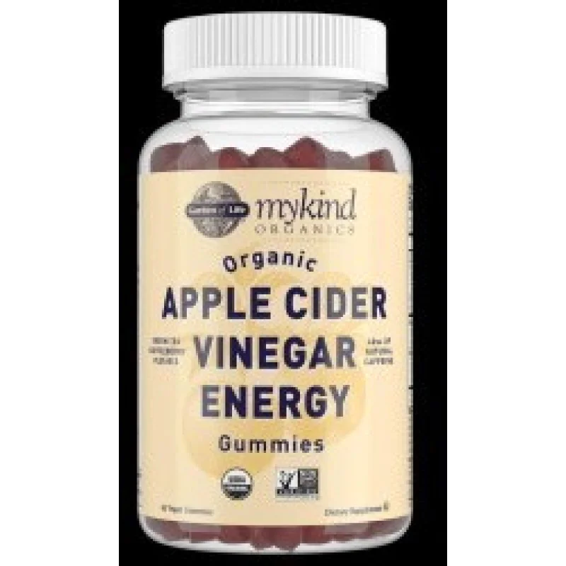 Mykind Organics Apple Cider Vinegar Energy Gummies 63 желирани бонбони | Garden Of Life