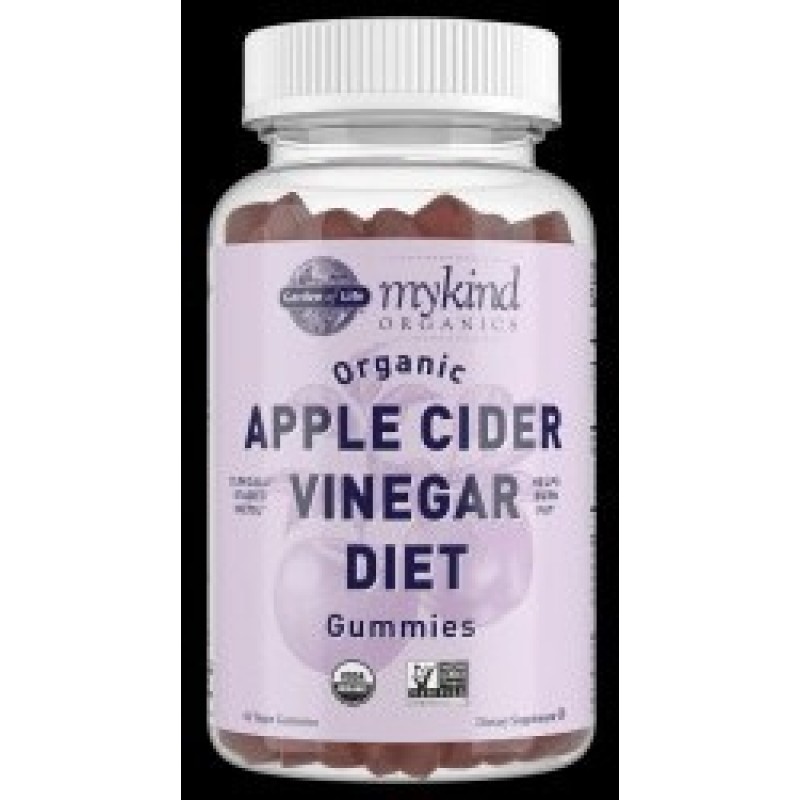 Mykind Organics Apple Cider Vinegar Diet Gummies 63 желирани бонбони | Garden Of Life