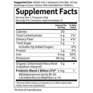 Mykind Organics Maca Root 225 гр | Garden Of Life