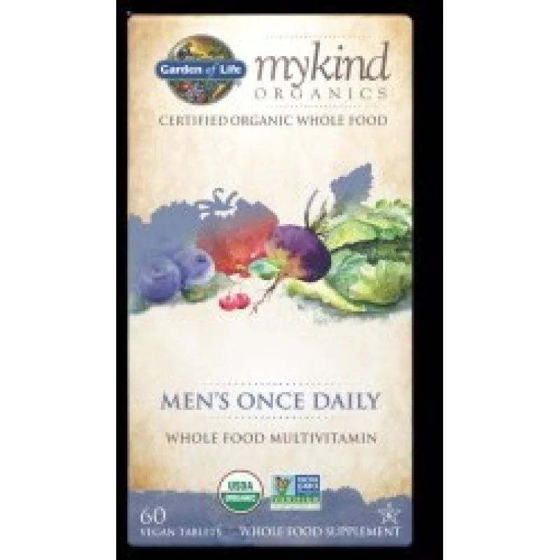 Mykind Organics Men's Once Daily 60 таблетки | Garden Of Life Mykind Organics Men's Once Daily 60 таблетки | Garden Of Life