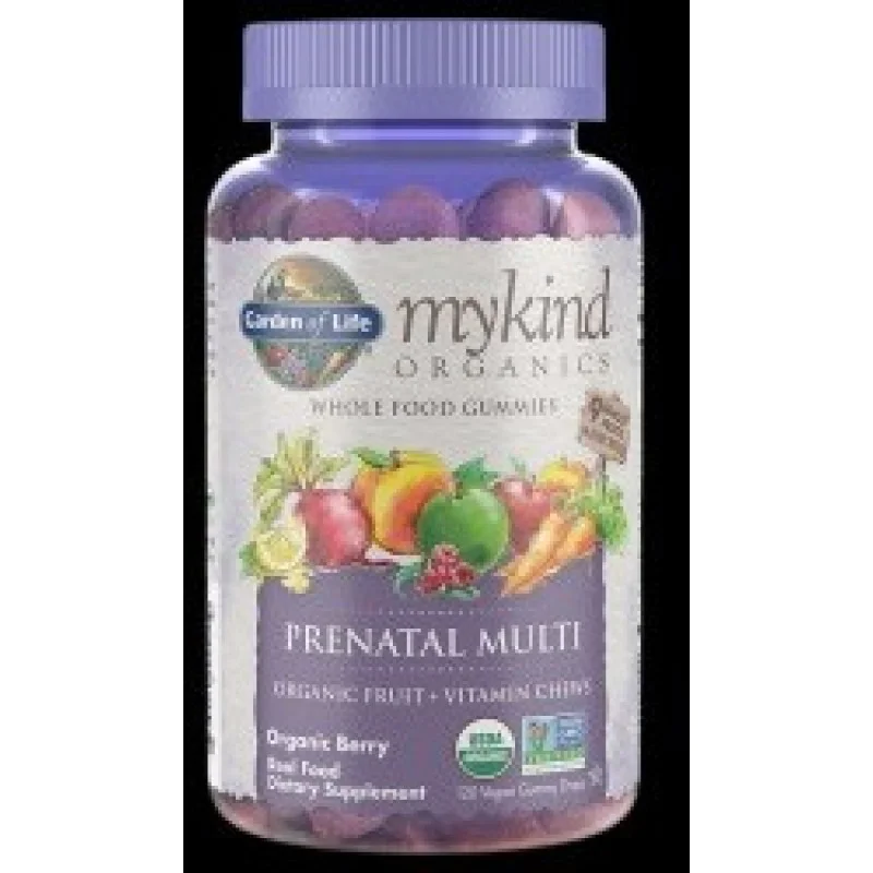 Mykind Organics Prenatal Multi Gummies 120 желирани бонбони | Garden Of Life Mykind Organics Prenatal Multi Gummies 120 желирани бонбони | Garden Of Life
