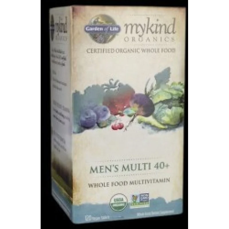 Mykind Organics Men's Multi 40+ 120 таблетки | Garden Of Life