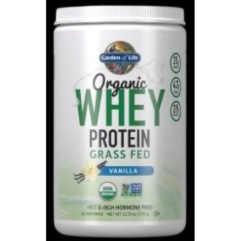 Organic Whey Protein Grass Fed 378 гр | Garden Of Life Organic Whey Protein Grass Fed 378 гр | Garden Of Life
