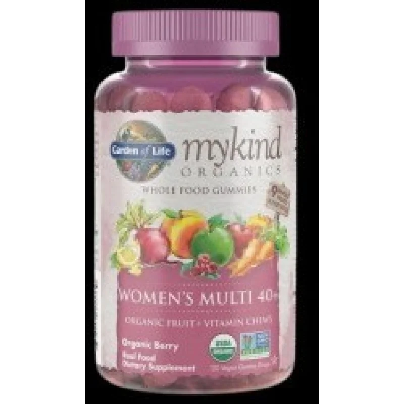 Mykind Organics Women's Multi 40+ Gummies 120 желирани бонбони | Garden Of Life Mykind Organics Women's Multi 40+ Gummies 120 желирани бонбони | Garden Of Life